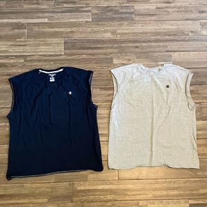 2 Men’s Champion muscle tanks, size XL